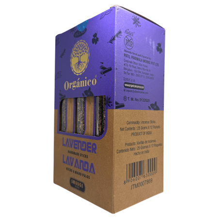 Scatola di incenso biologico alla lavanda ULLAS - 12 scatole da 25 gr.