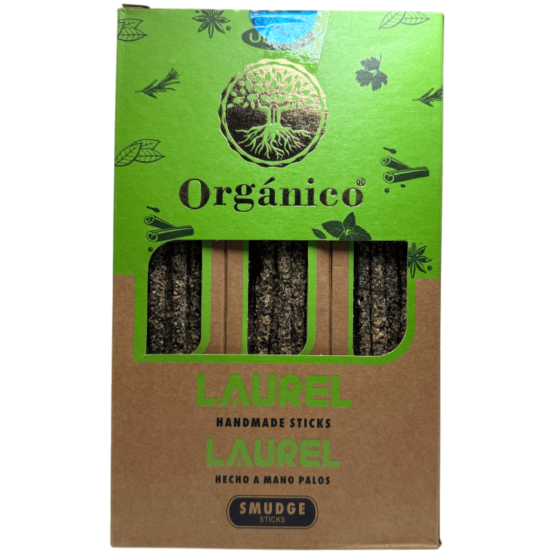 Caja Incienso Orgánico Laurel ULLAS - 12 cajitas de 25gr.-Cajas Incienso Ullas Orgánico-HOSTENATURA