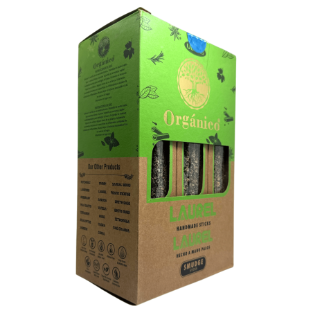 Cutie de tămâie organică cu laur ULLAS - 12 cutii a câte 25gr.