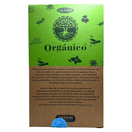 Caja Incienso Orgánico Laurel ULLAS - 12 cajitas de 25gr.