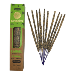 Incienso Ullas de Laurel - Hecho a mano - 25gr - Hecho en India - 100% Natural - ULLAS Incienso Orgánico