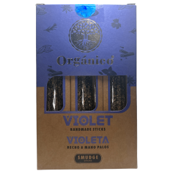 Caja Incienso Orgánico Violeta ULLAS - 12 cajitas de 25gr.