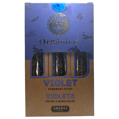 ULLAS Biologische Viooltjes Wierookdoos - 12 doosjes van 25gr.
