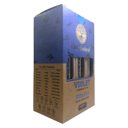 Caja Incienso Orgánico Violeta ULLAS - 12 cajitas de 25gr.