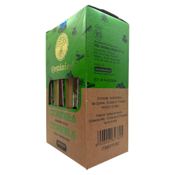 Caja Incienso Orgánico Citronela ULLAS - 12 cajitas de 25gr.