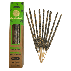 Incienso Orgánico de Citronela - ULLAS - Hecho a mano - 25gr - Hecho en India - 100% Natural