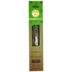 Incienso Ullas de Citronela - Hecho a mano - 25gr - Hecho en India - 100% Natural - ULLAS Incienso Orgánico