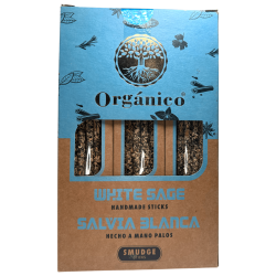 Caja Incienso Orgánico Salvia Blanca ULLAS - 12 cajitas de 25gr.