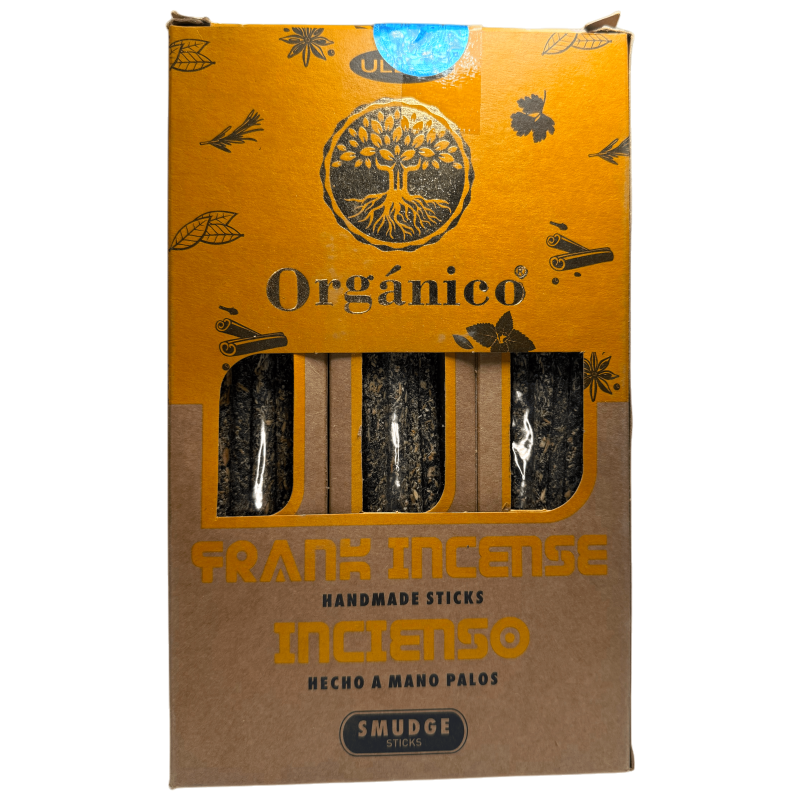 Kadzidełka organiczne Frankincense w pudełku ULLAS - 12 pudełek po 25 g.-Pudełka na kadzidełka organiczne Ullas-HOSTENATURA