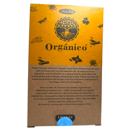 Caja Incienso Orgánico Frankincense ULLAS - 12 cajitas de 25gr.
