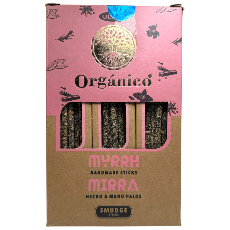 Caja Incienso Orgánico Mirra ULLAS - 12 cajitas de 25gr.-Cajas Incienso Ullas Orgánico-HOSTENATURA