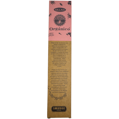 Incienso Ullas de Mirra - Myrrh - ULLAS - Hecho a mano - 25gr - Hecho en India - 100% Natural - ULLAS Incienso Orgánico
