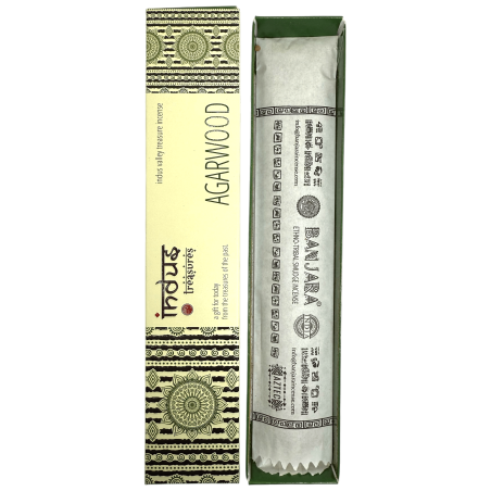 Incienso Agarwood Banjara Indus - Cajetilla de 15gr Masala