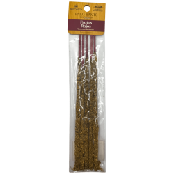 Incenso Good Vibes Palo Santo com Frutas Vermelhas Aromanza - Empoderamento - Formato de sachê 5 varetas grossas