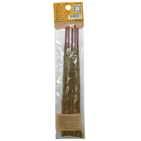 Good Vibes Palo Santo Incense with Red Fruits Aromanza Incense - Empowerment - Bag Format 5 thick sticks