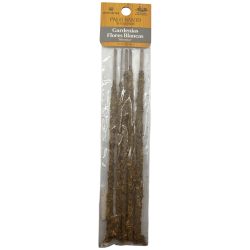 Incenso Good Vibes Palo Santo com Gardênias e Flores Brancas Aromanza - Bem-estar - Formato de sachê com 5 varetas grossas