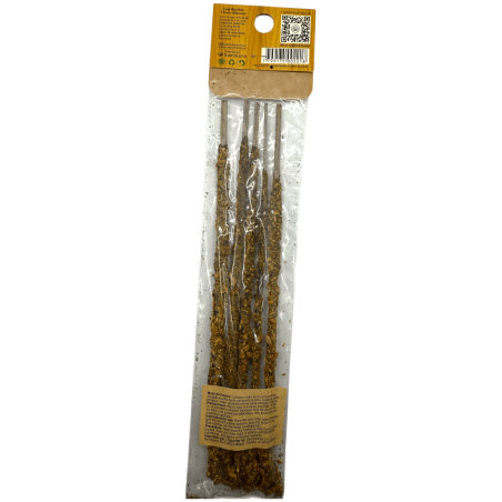 Good Vibes Palo Santo Incense z białymi kwiatami Gardenias Aromanza Incense - Wellbeing - Format torebki 5 grubych patyczków