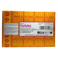 Goloka Nag Champa box - 12 boxes of 15gr. - Masala Incense