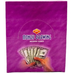 صندوق مخروطي SAC يجذب المال برائحة الباتشولي واليوسفي - 12 صندوقًا من 10 مخاريط 120 مخروطًا