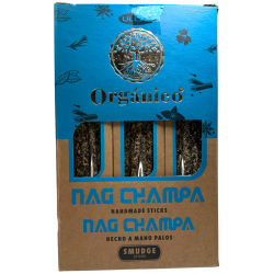 Caja Incienso Orgánico Nag Champa ULLAS - 12 cajitas de 25gr.
