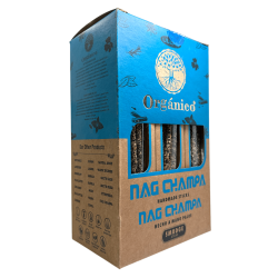 Caja Incienso Orgánico Nag Champa ULLAS - 12 cajitas de 25gr.
