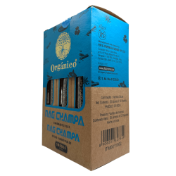 Caja Incienso Orgánico Nag Champa ULLAS - 12 cajitas de 25gr.