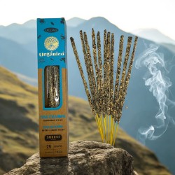 Encens Nag Champa - Fait main - 25g - Fabriqué en Inde - 100% Naturel - Encens biologique ULLAS