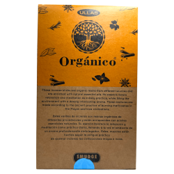 Caja Incienso Orgánico Naranja ULLAS - 12 cajitas de 25gr.