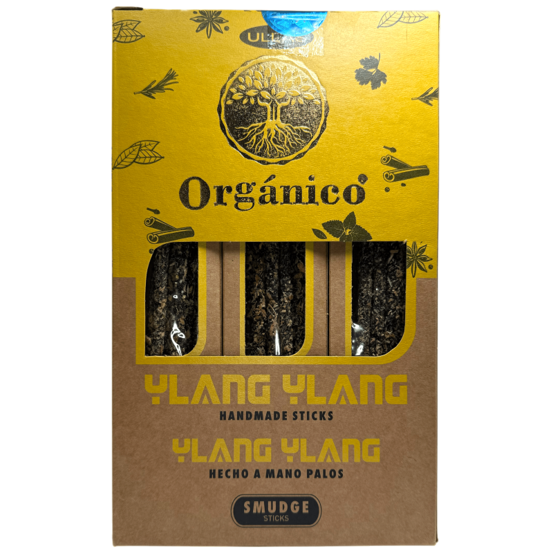 Coffret Encens Bio Ylang Ylang ULLAS - 12 boîtes de 25gr.-Boîtes d'encens bio Ullas-HOSTENATURA