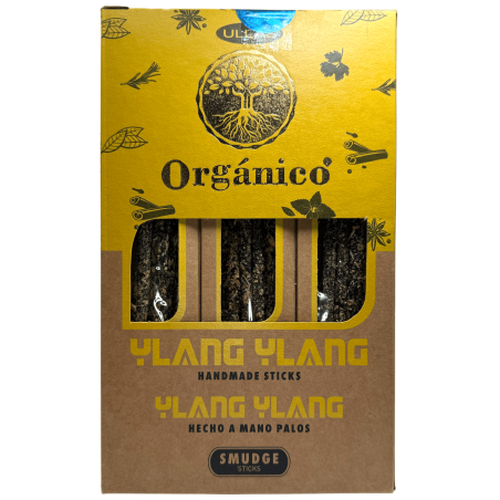 Caja Incienso Orgánico Ylang Ylang ULLAS - 12 cajitas de 25gr.