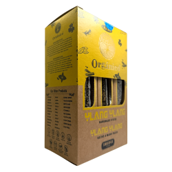 Caja Incienso Orgánico Ylang Ylang ULLAS - 12 cajitas de 25gr.