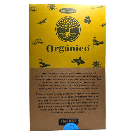 Caja Incienso Orgánico Ylang Ylang ULLAS - 12 cajitas de 25gr.