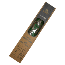 Incienso Orgánico Miel Salvia Blanca AROMA Nature - 8 varillas 1h duración