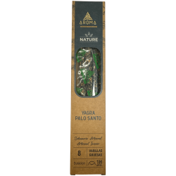 Incienso Orgánico Yagra Palo Santo AROMA Nature - 8 varillas 1h duración