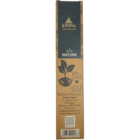 بخور عضوي ياجرا بالو سانتو AROMA نيتشر - 8 أعواد، مدة ساعة واحدة