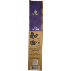 بخور ناغ شامبا العضوي AROMA البيضاء الطبيعية - 8 أعواد، مدة الصلاحية ساعة واحدة