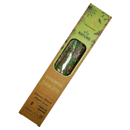 Incenso biologico Eucalipto AROMA Natura - 8 bastoncini durata 1h
