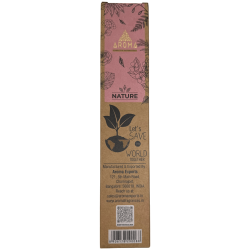 Incienso Orgánico Rosa AROMA Nature - 8 varillas 1h duración