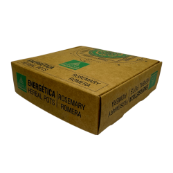 Cupe din rășină cu rozmarin, ghivece cu plante aromatice, parfumuri energice AROMA - 4 cupe și suport pentru arzător - Claritate