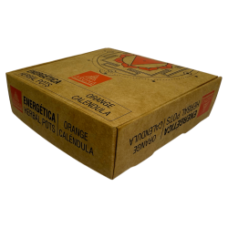 Copas de Resina Naranja Calendula Herbal Pots Energética AROMA Fragrances - 4 copas y soporte quemador - Alegría y Armonía