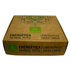 Tazze in resina di citronella, vasi per AROMA aromatiche, fragranze energetiche - 4 tazze e supporto per bruciatore - Detergente