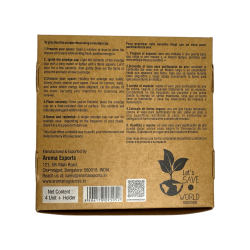 Tazze in resina di citronella, vasi per AROMA aromatiche, fragranze energetiche - 4 tazze e supporto per bruciatore - Detergente
