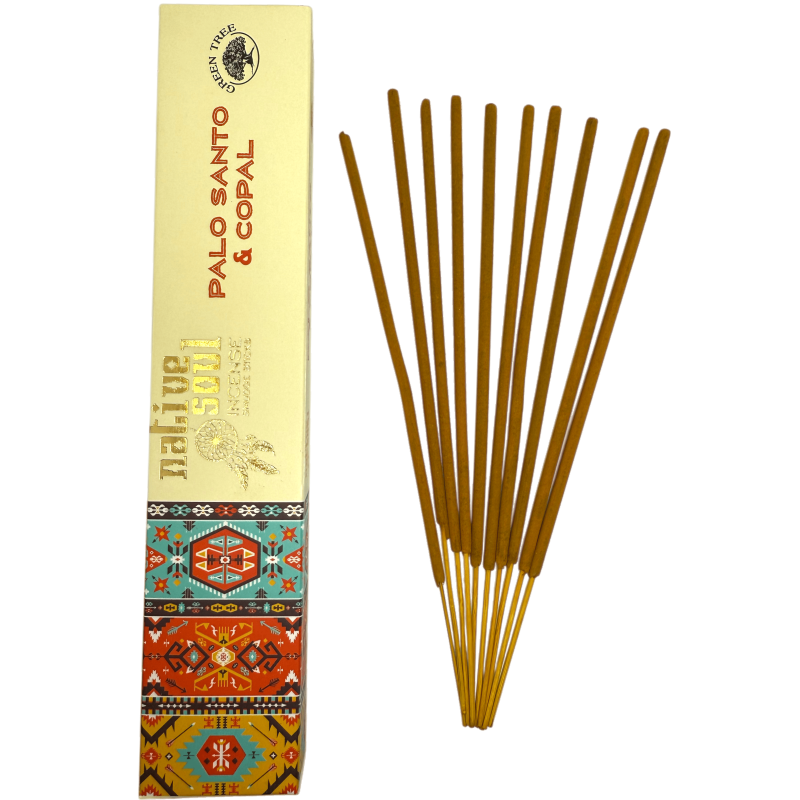 Incenso Native Soul Palo Santo e Copal Green Tree - incenso masala da 15 g-Incensi Native Soul Green Tree-HOSTENATURA