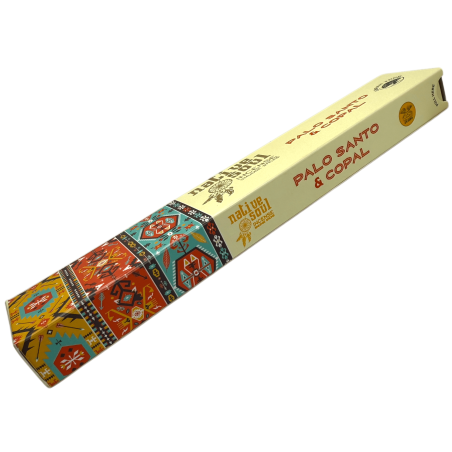 Native Soul Palo Santo und Copal Green Tree Räucherstäbchen – 15 g Masala-Räucherstäbchen
