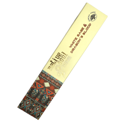 Incenso Native Soul White Sage e Dragon's Blood Green Tree - 15 g di incenso masala