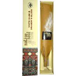 Native Soul White Sage and Dragon's Blood Green Tree Incense - 15g masala incense