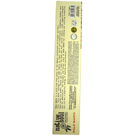 Incenso Palo Santo Green Tree da Native Soul - incenso masala de 15g