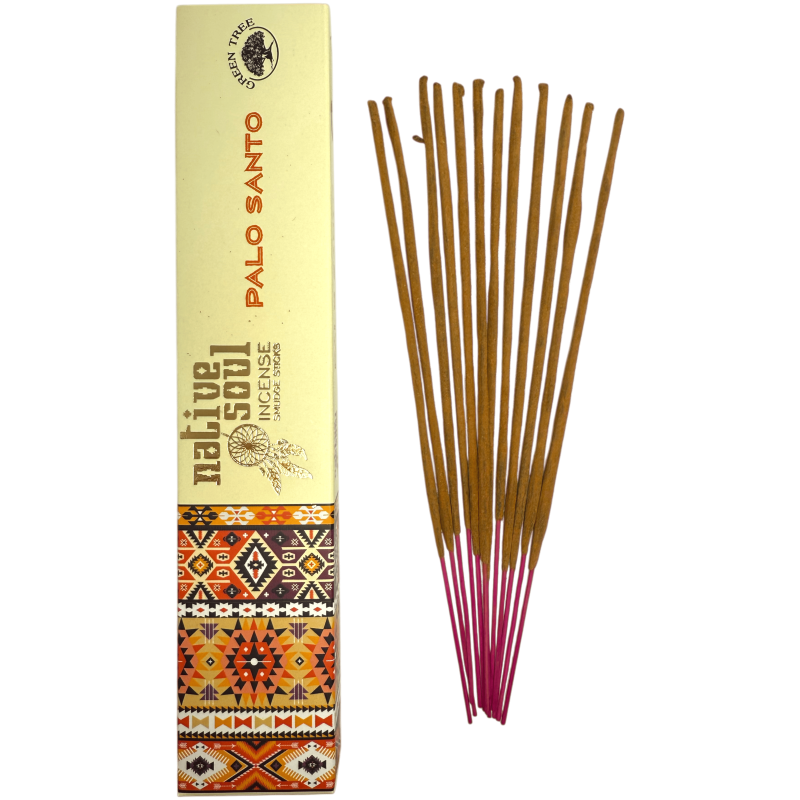 Native Soul Palo Santo Green Tree Räucherstäbchen – 15 g Masala-Räucherstäbchen-Native Soul Green Tree Räucherstäbchen-HOSTENATURA