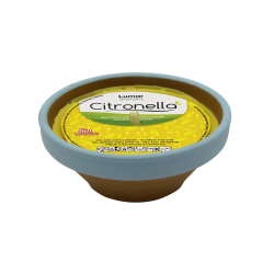 Citronella Candle in Terracotta Anti-Mosquito Plate - Random Color - 15x6cm - 20h