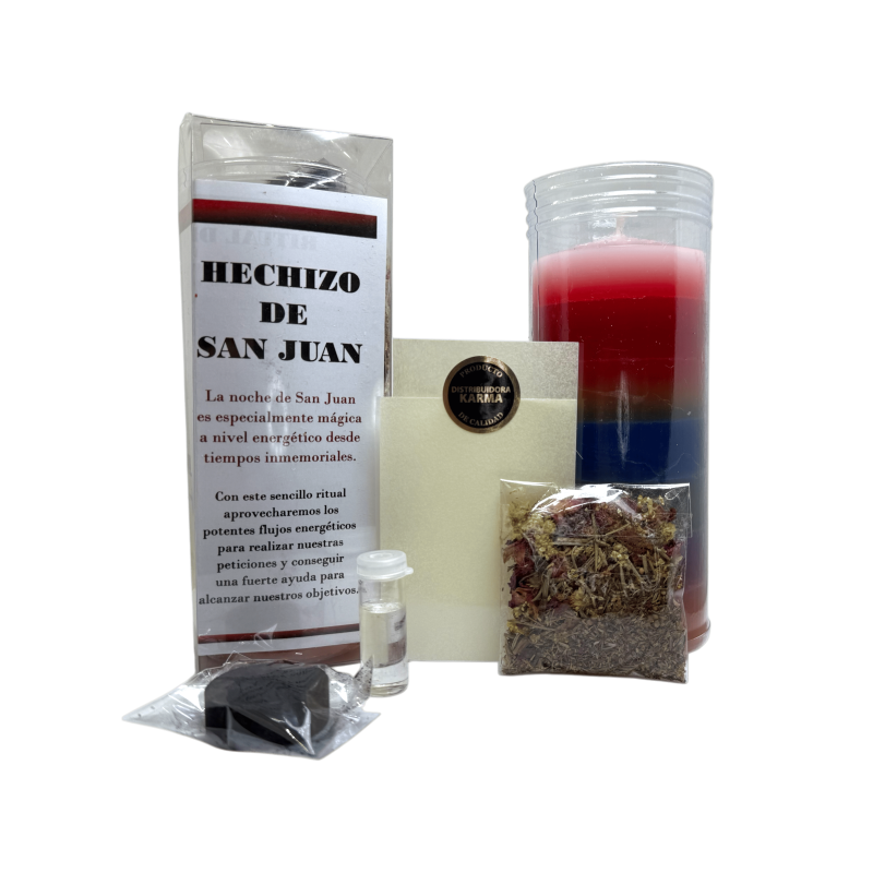 Ritual Hechizo de San Juan - Incluye Velón Especial, Hierbas purificadoras y resto-RITUALES Y HECHIZOS-HOSTENATURA